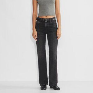 Citizens of Humanity Vidia Mid Rise Boot Jean Stormy Black